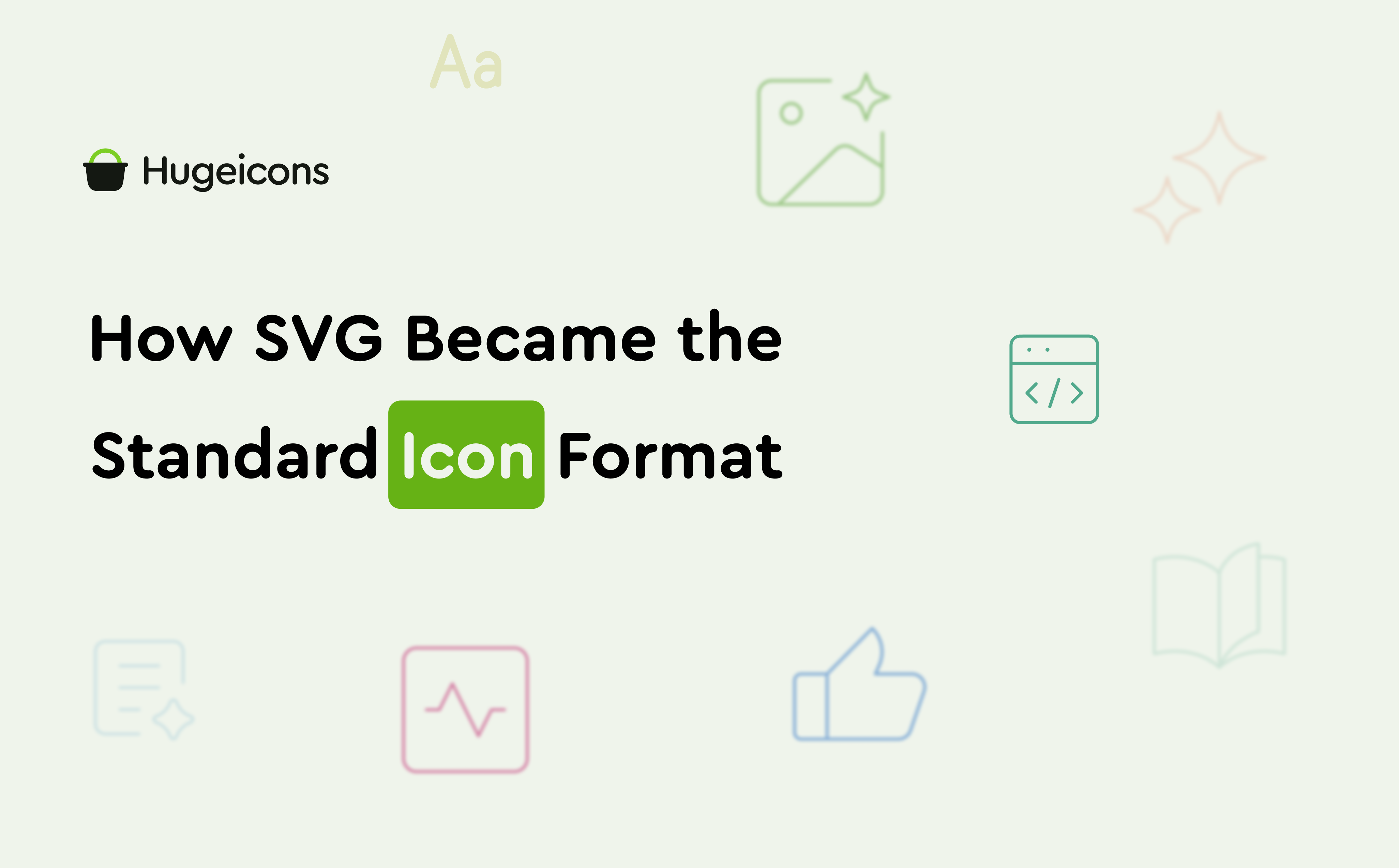 How SVG Became the Standard Icon Format